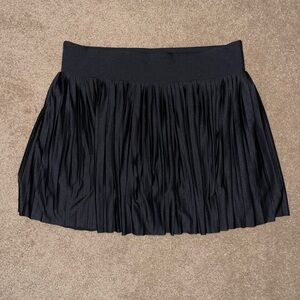 Cobble Lane Black Pleated Skort Women’s L Athletic Tennis Golf Sport Mini Skirt